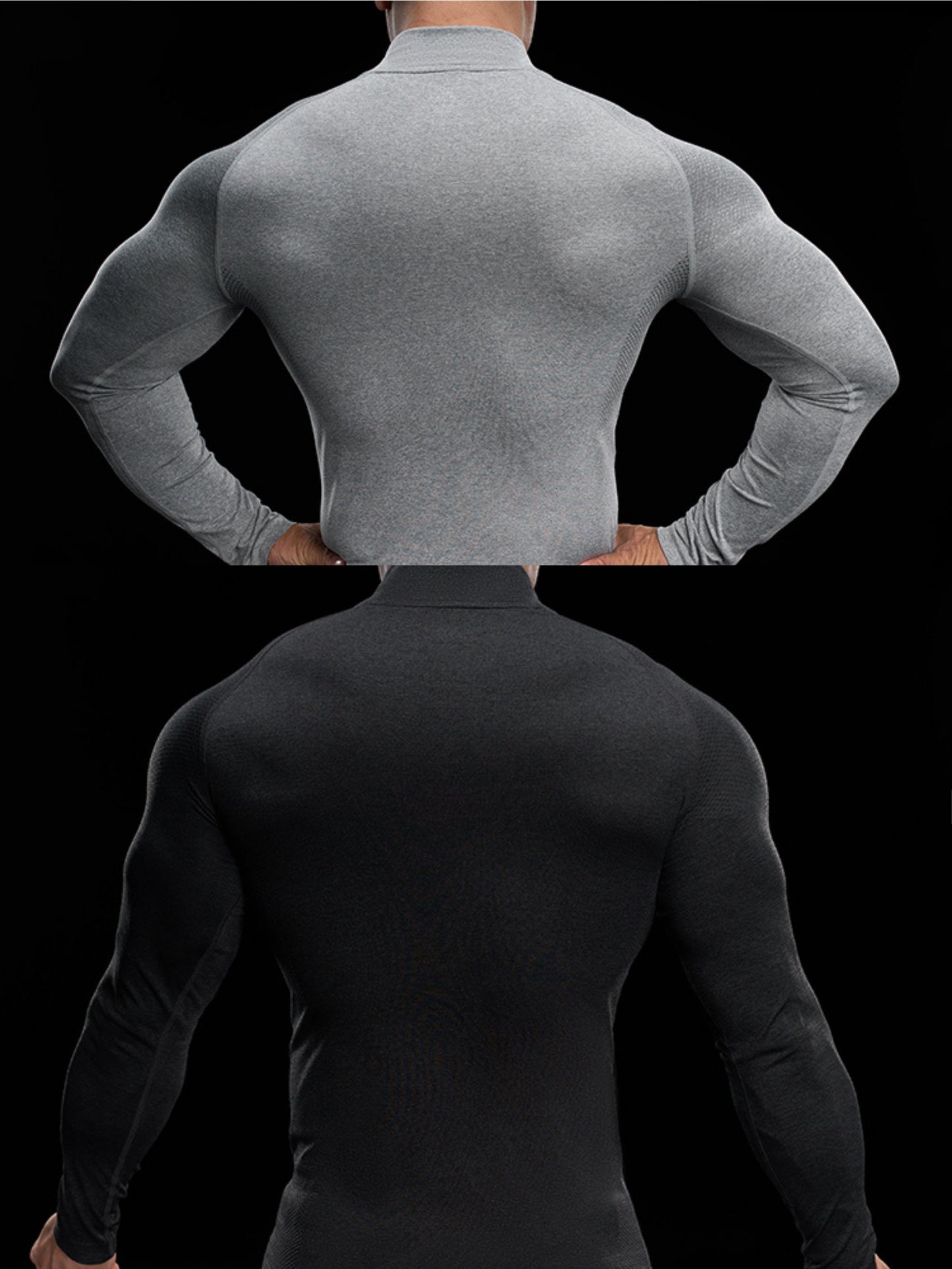Men’s Long Sleeve Compression Quick-Dry Base Layer