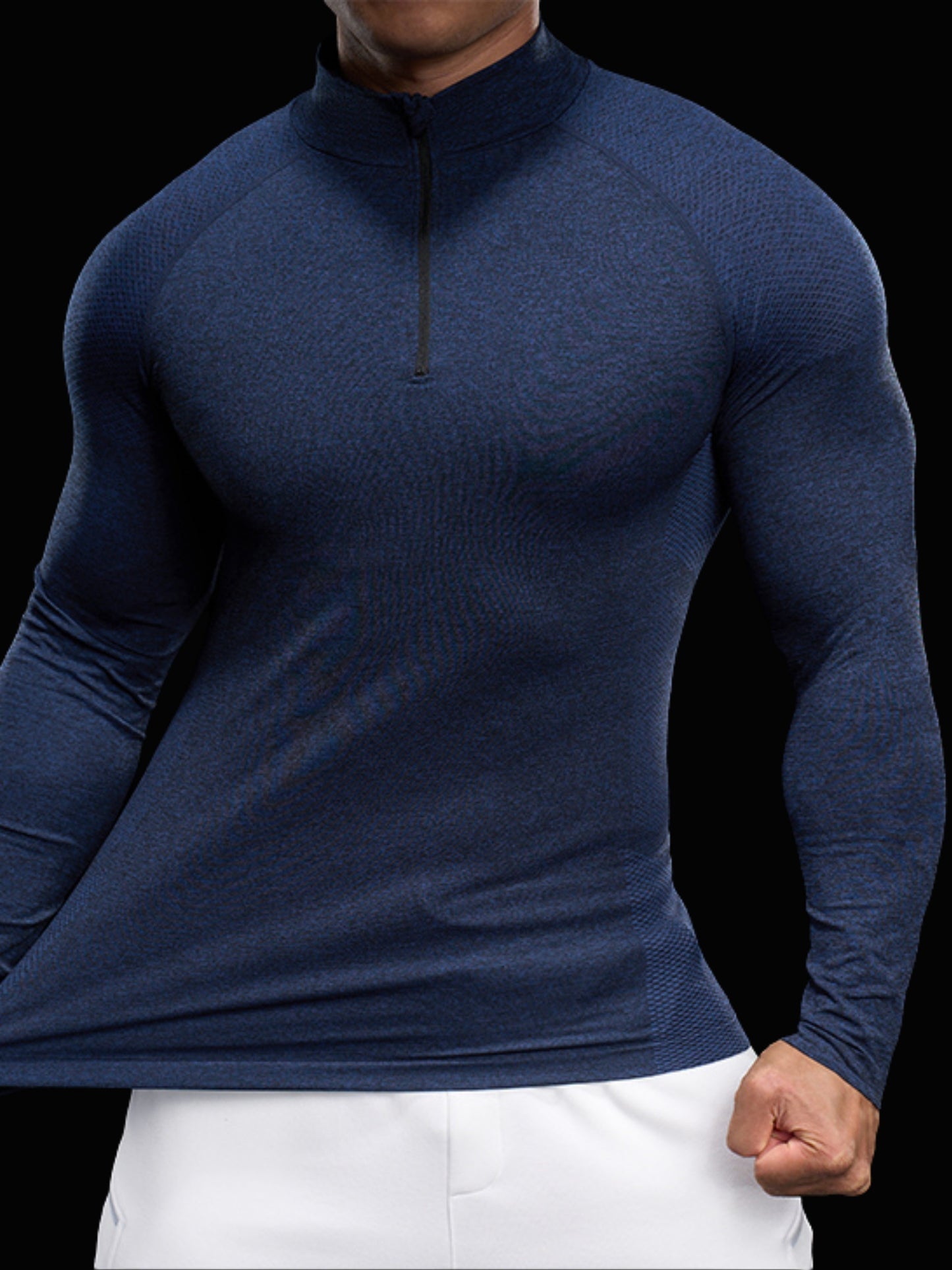 Men’s Long Sleeve Compression Quick-Dry Base Layer