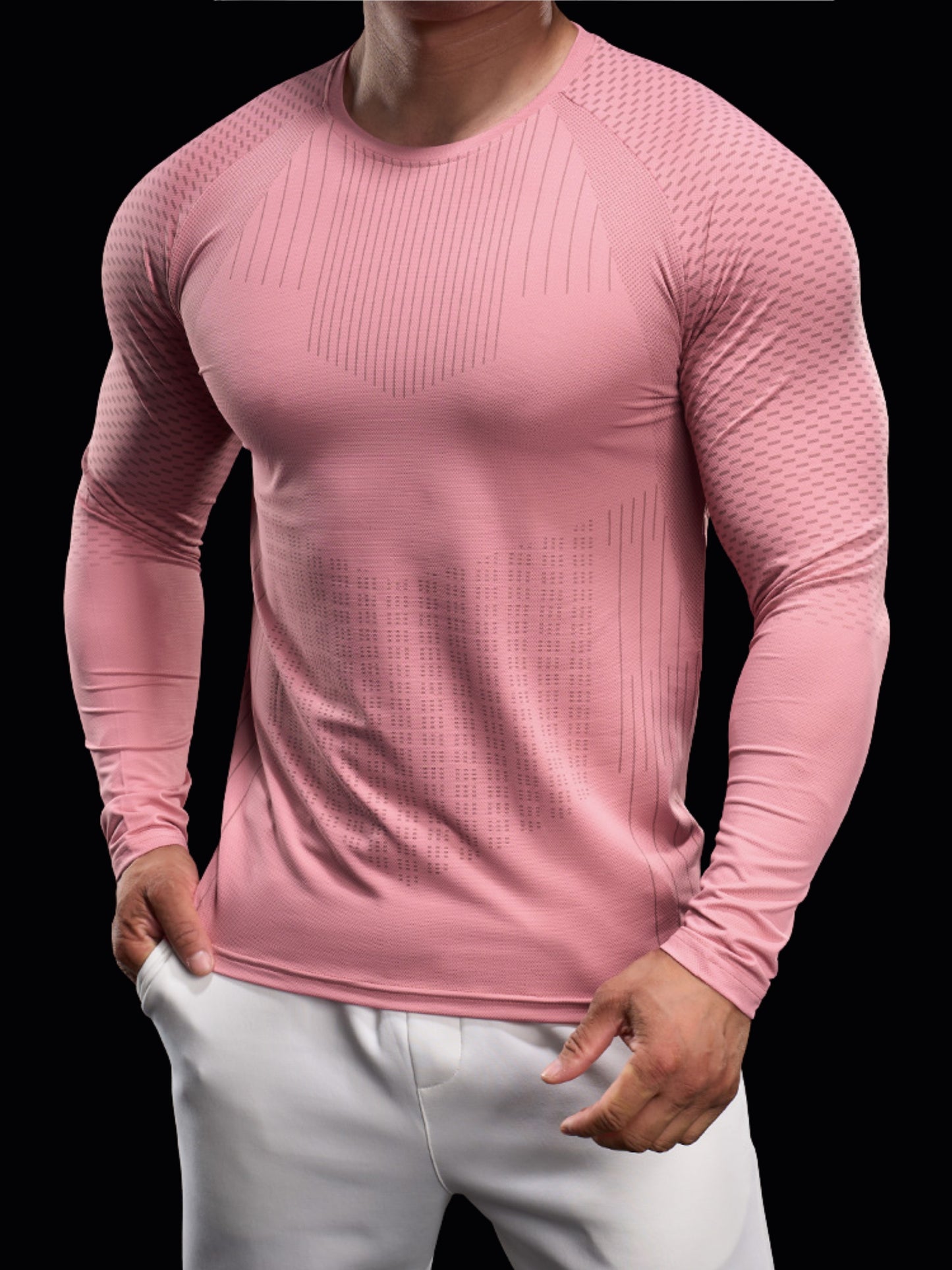 Men’s Long Sleeve Compression Quick-Dry Shirt