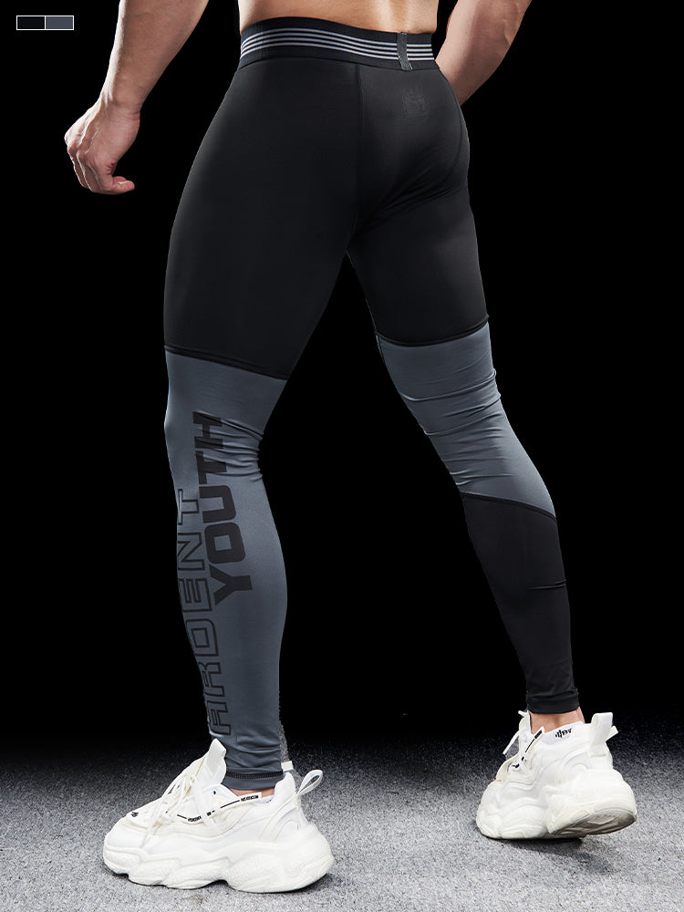 Men’s Slim Fit High Elastic Quick Dry Training Leggings