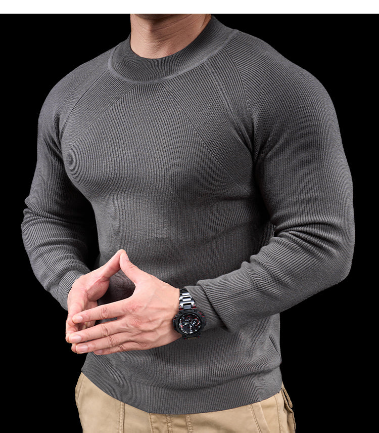 Men’s Mock Neck Long Sleeve Training Tee