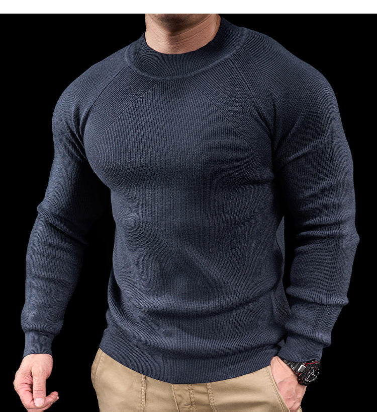 Men’s Mock Neck Long Sleeve Training Tee