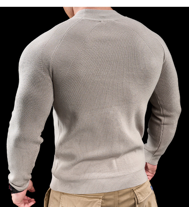 Men’s Mock Neck Long Sleeve Training Tee
