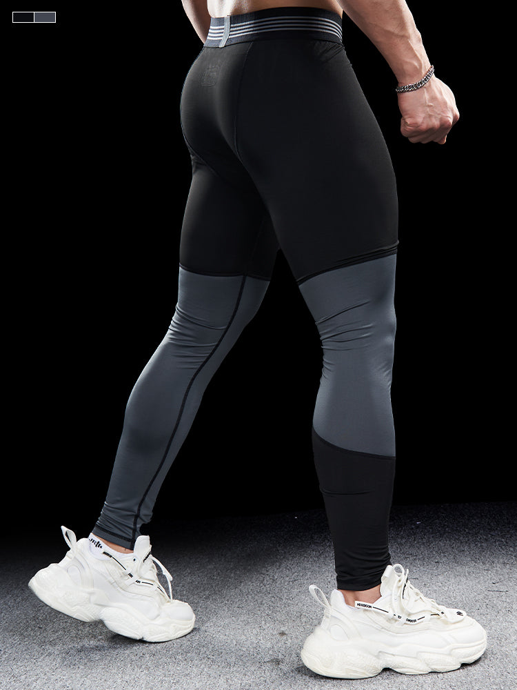 Men’s Slim Fit High Elastic Quick Dry Training Leggings