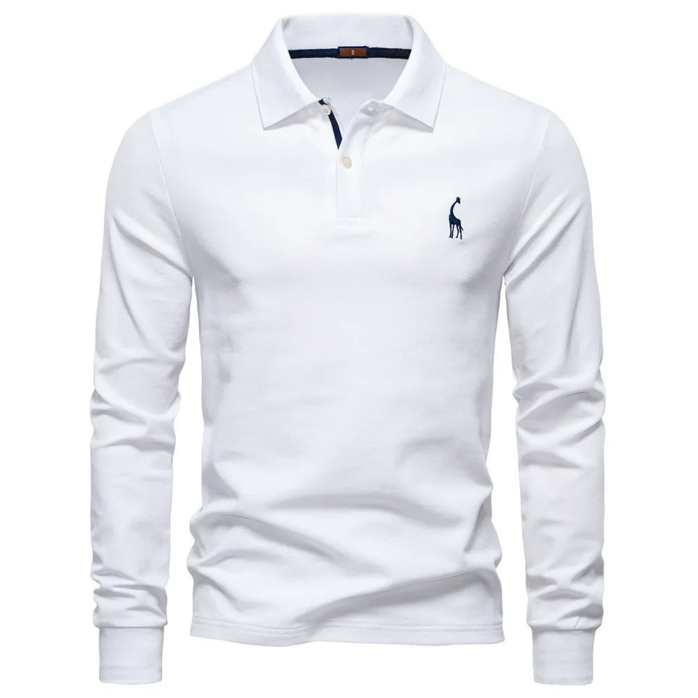Men’s Solid Color Polo Shirt
