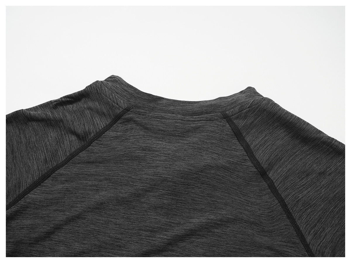 Men’s Quick-Dry Long Sleeve Athletic T-Shirt for Running, Gym