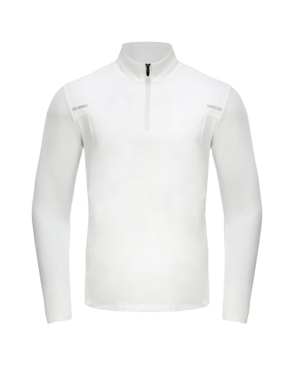 Men’s Reflective Quarter-Zip Running & Training Long Sleeve Shirt