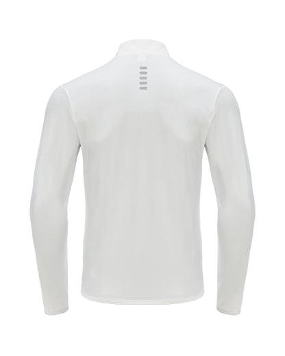 Men’s Reflective Quarter-Zip Running & Training Long Sleeve Shirt