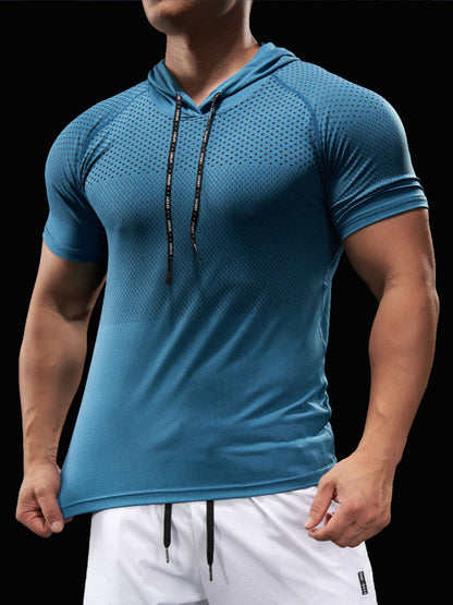 Men’s Quick Dry Short Sleeve Athletic T-Shirt