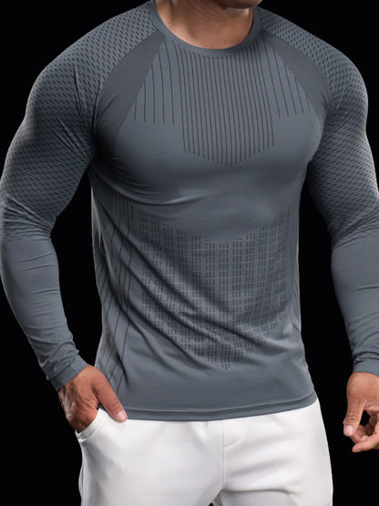 Men’s Long Sleeve Compression Quick-Dry Shirt