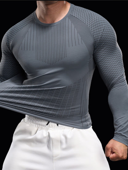 Men’s Long Sleeve Compression Quick-Dry Shirt