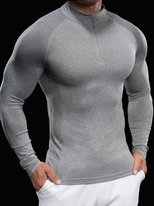 Men’s Long Sleeve Compression Quick-Dry Base Layer