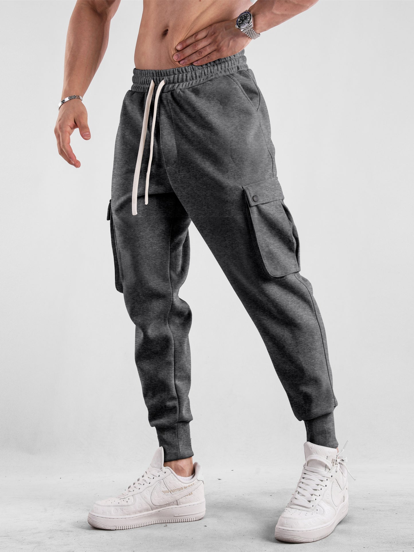 Men’s Multi-Pocket Cargo Jogger Pants