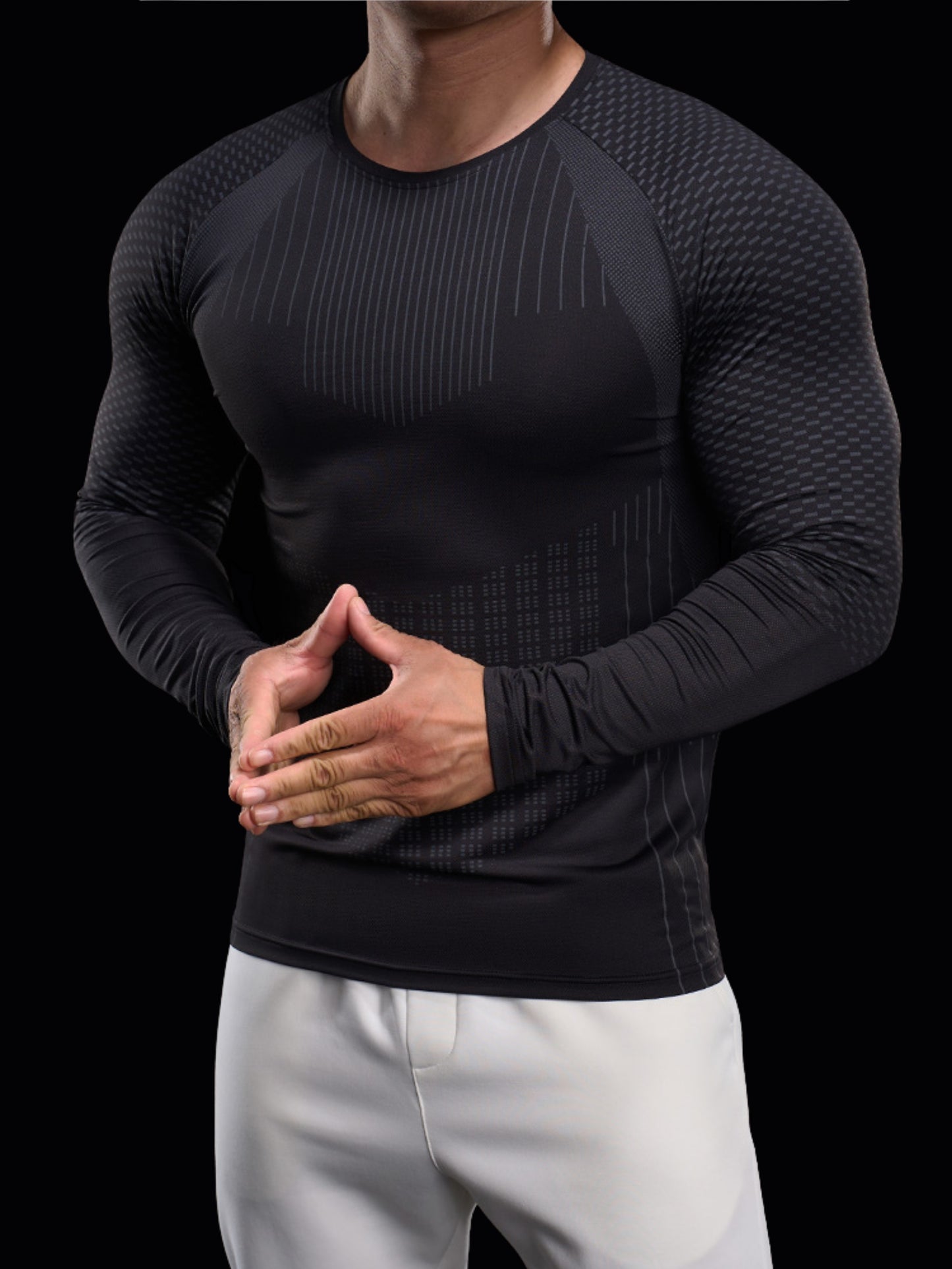 Men’s Long Sleeve Compression Quick-Dry Shirt