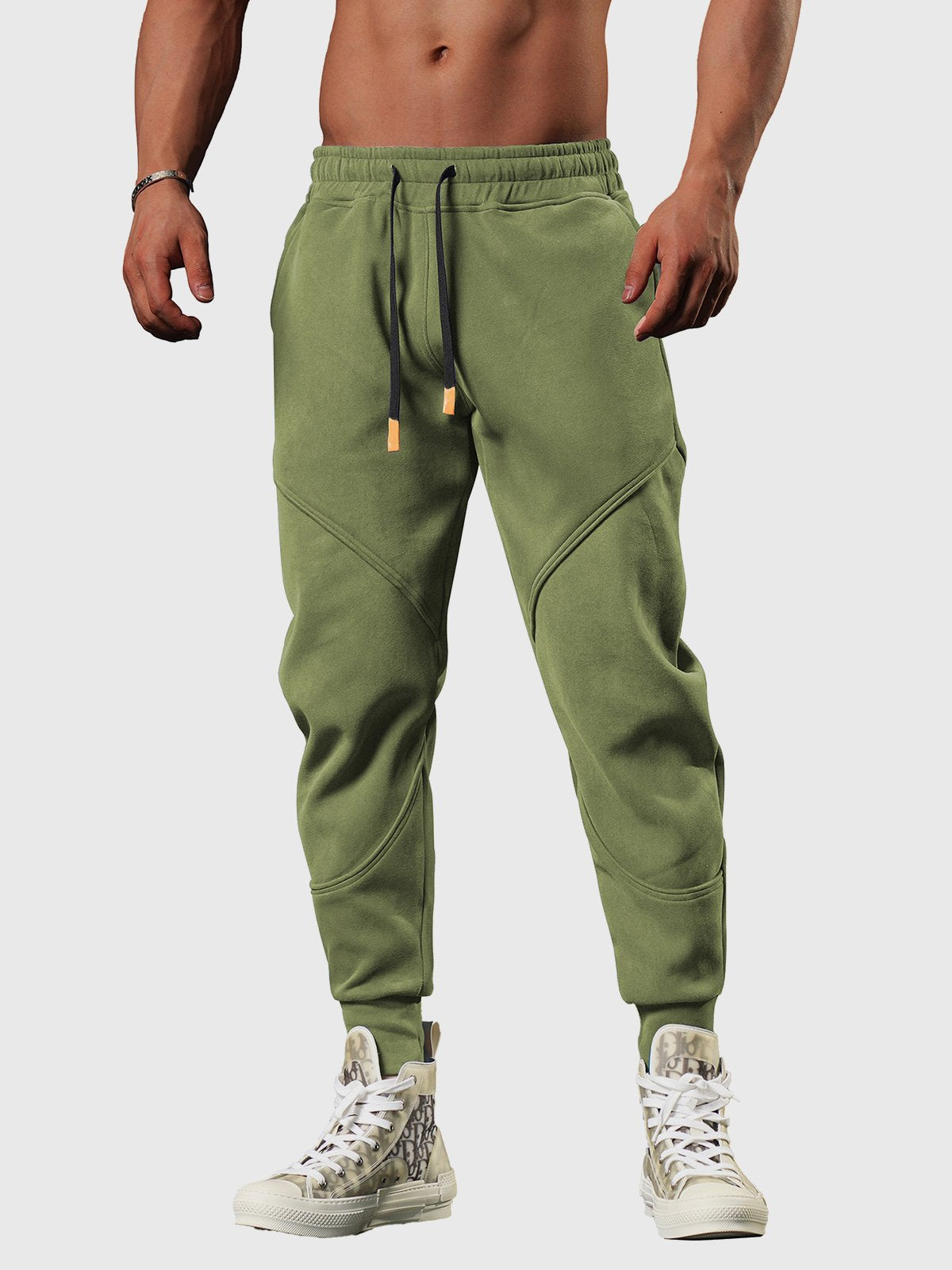Men’s Motion Sweatpants Loose Fit Tapered Joggers for Gym & Running