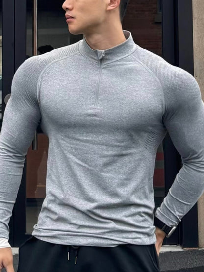 Men’s Long Sleeve Compression Quick-Dry Base Layer