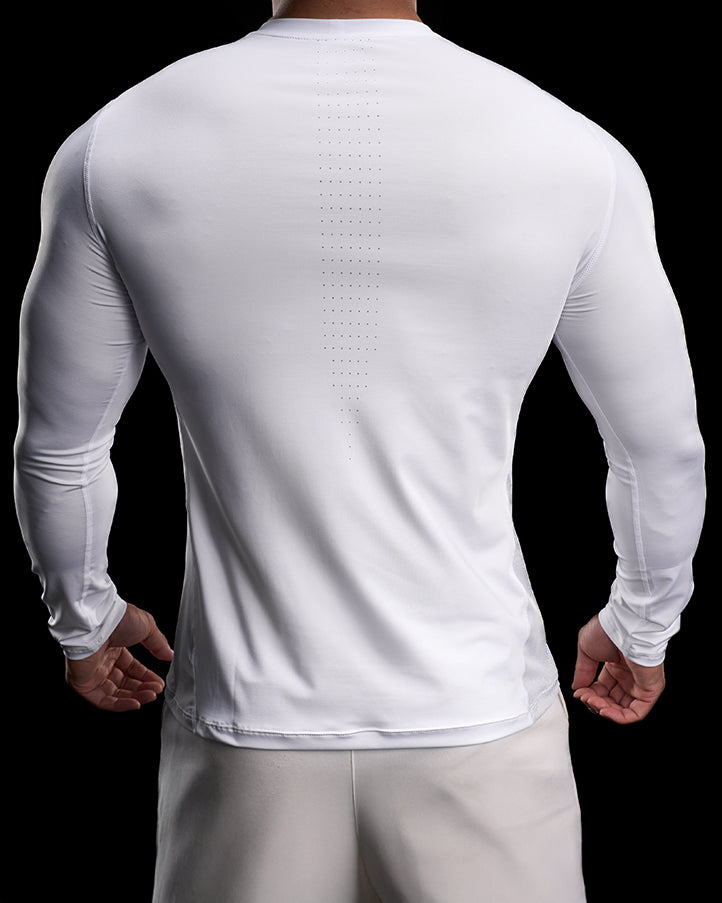 High Stretch Compression Long Sleeve Sports Shirt for Men New
