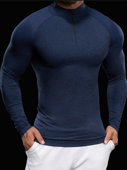 Men’s Long Sleeve Compression Quick-Dry Base Layer