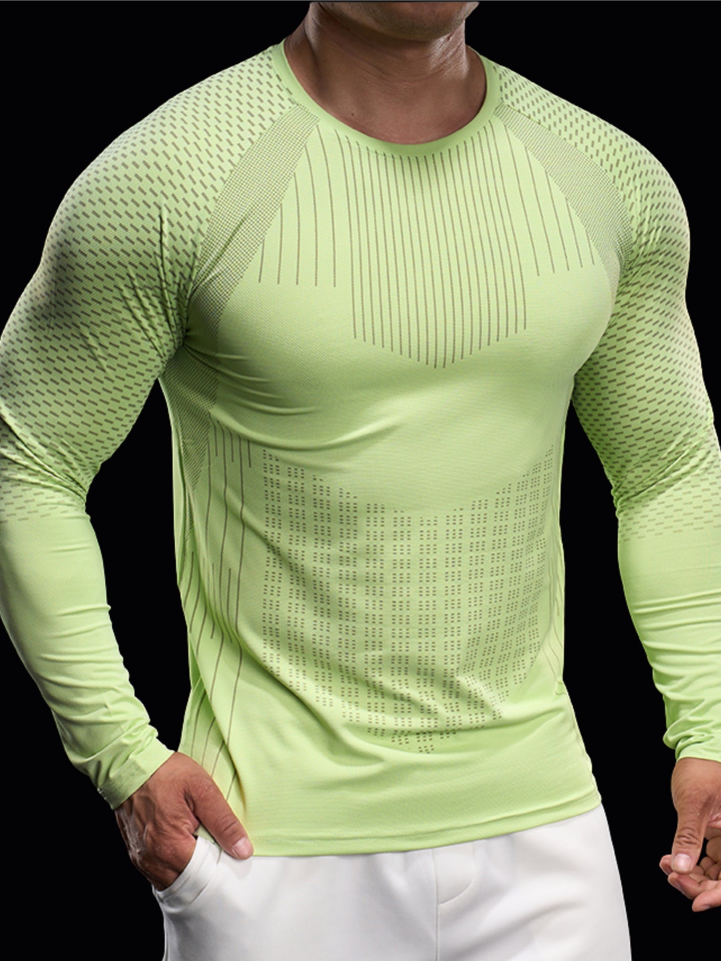 Men’s Long Sleeve Compression Quick-Dry Shirt