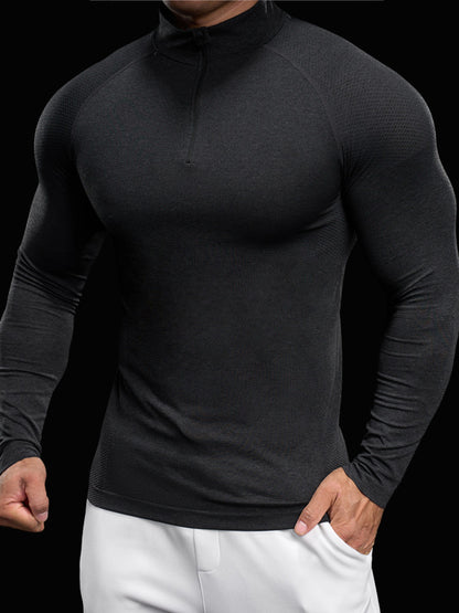 Men’s Long Sleeve Compression Quick-Dry Base Layer