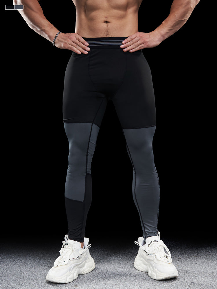 Men’s Slim Fit High Elastic Quick Dry Training Leggings