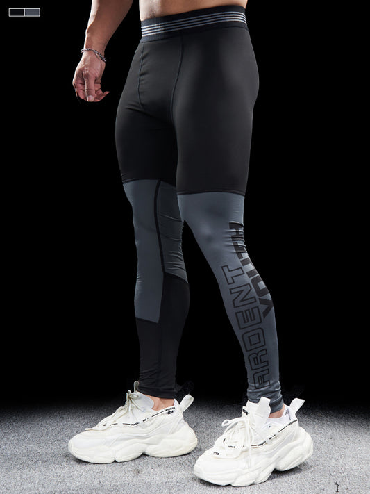 Men’s Slim Fit High Elastic Quick Dry Training Leggings