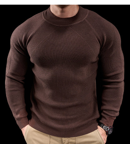 Men’s Mock Neck Long Sleeve Training Tee
