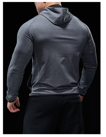 Men’s Zip-Up Hooded Sports Jacket