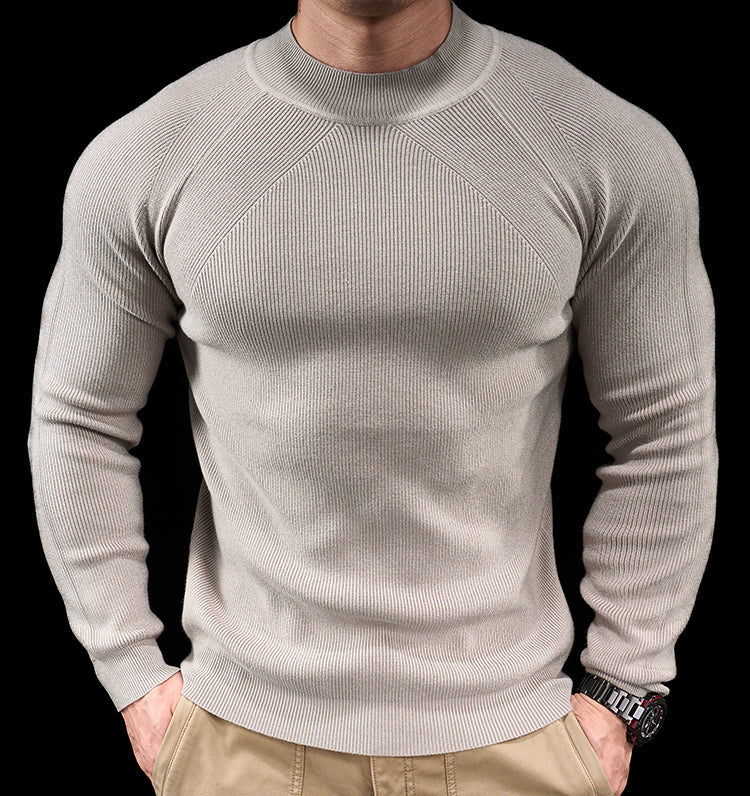 Men’s Mock Neck Long Sleeve Training Tee