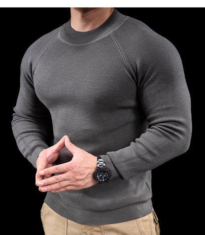 Men’s Mock Neck Long Sleeve Training Tee