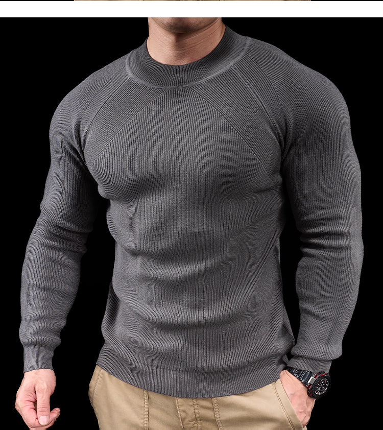 Men’s Mock Neck Long Sleeve Training Tee