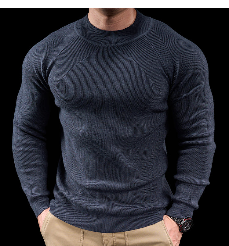 Men’s Mock Neck Long Sleeve Training Tee