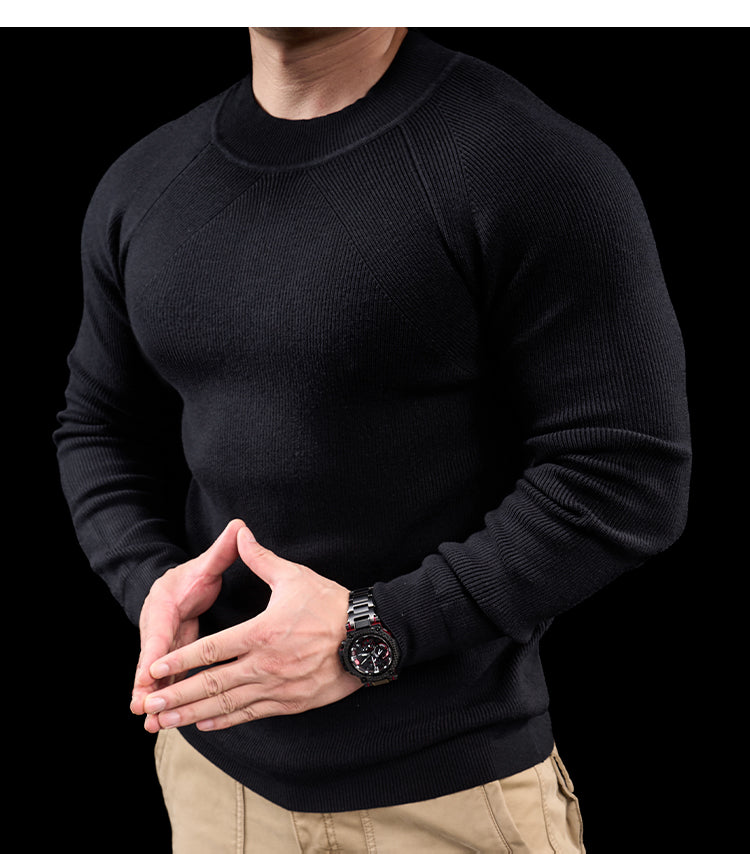 Men’s Mock Neck Long Sleeve Training Tee