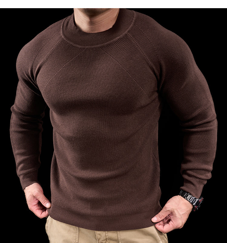 Men’s Mock Neck Long Sleeve Training Tee