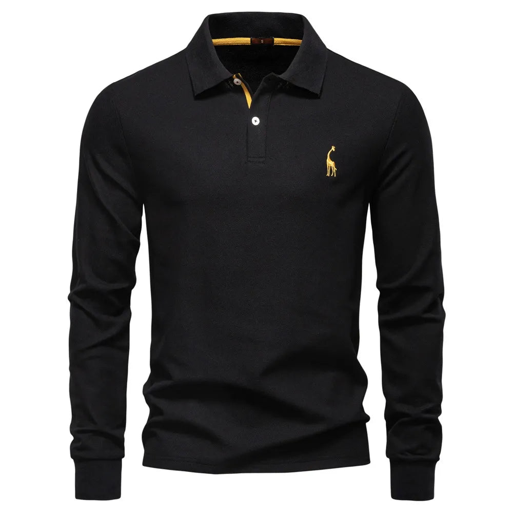 Men’s Solid Color Polo Shirt