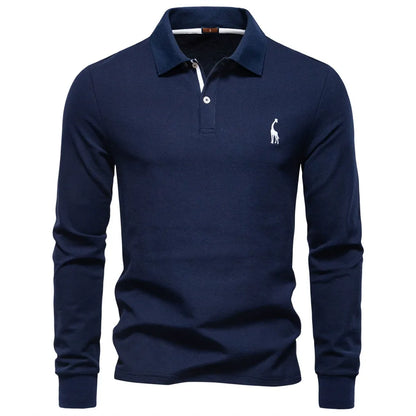 Men’s Solid Color Polo Shirt