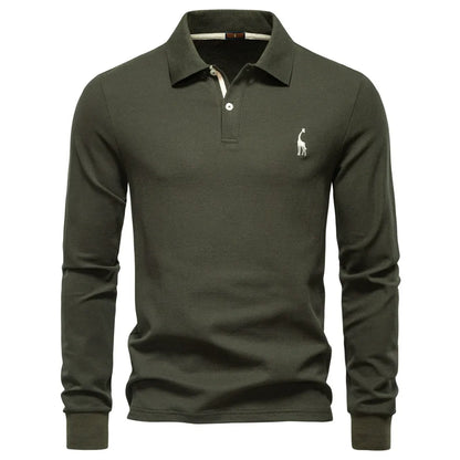Men’s Solid Color Polo Shirt