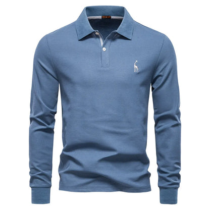 Men’s Solid Color Polo Shirt
