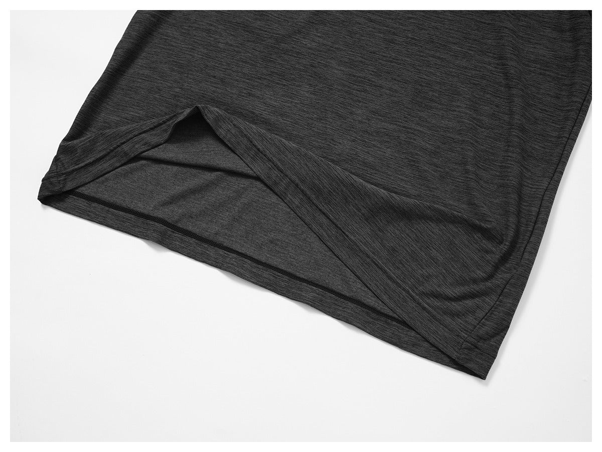 Men’s Quick-Dry Long Sleeve Athletic T-Shirt for Running, Gym