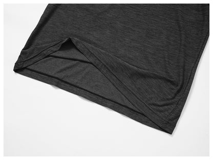 Men’s Quick-Dry Long Sleeve Athletic T-Shirt for Running, Gym