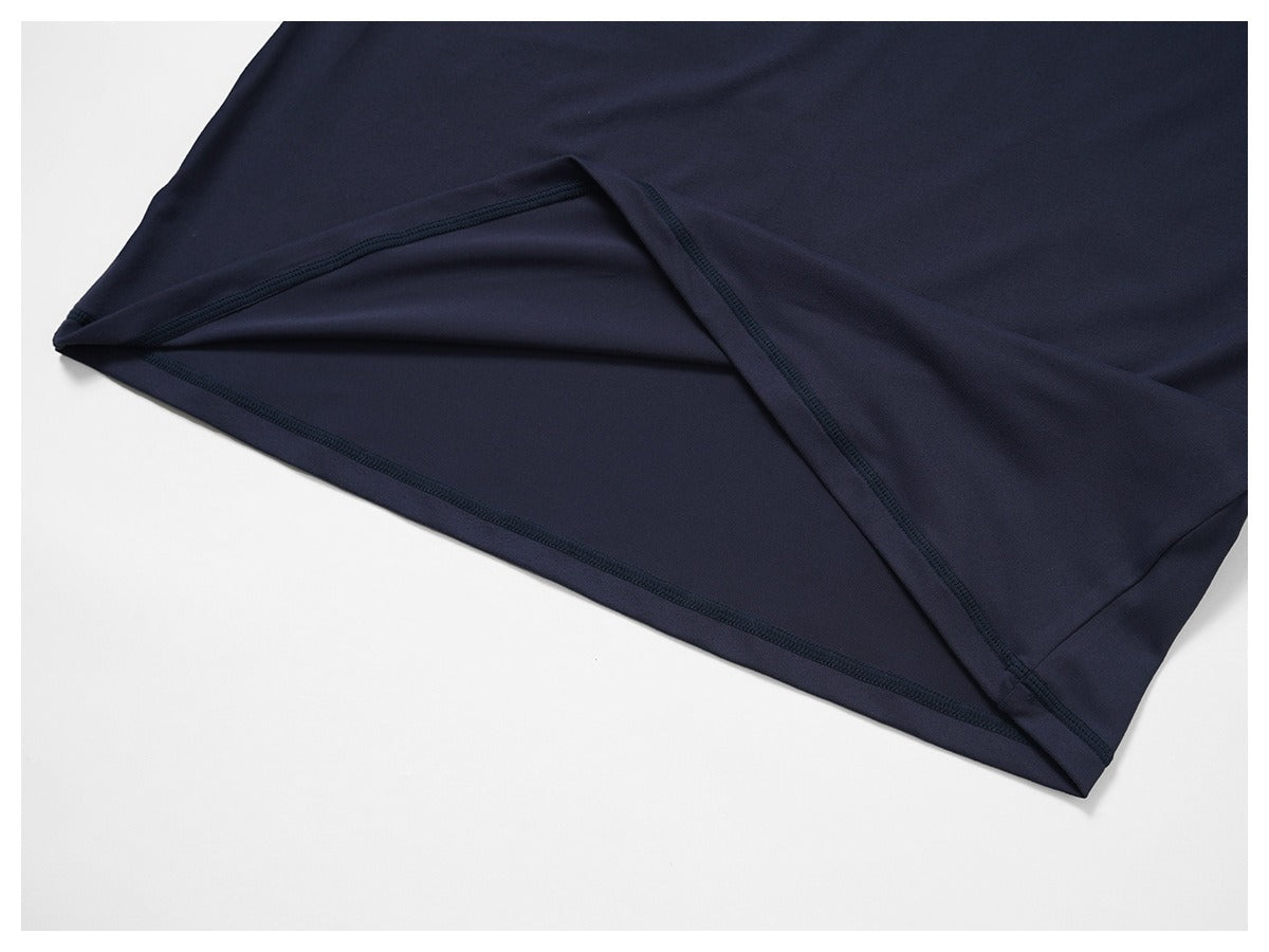 Men’s Quick-Dry Zip Long Sleeve Sports Tee for Running & Training